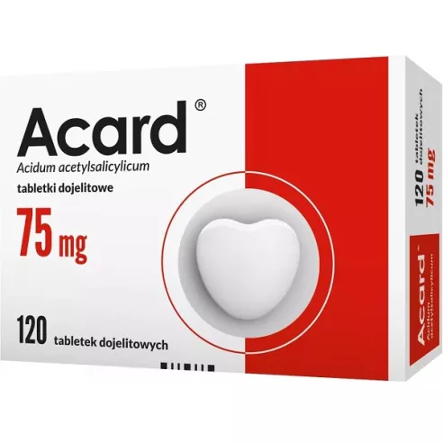 ACARD 75 mg. 120 tabletek. (Polfa Warszawa)