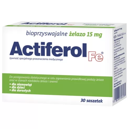 Actiferol Fe 15 mg. 30 saszetek.