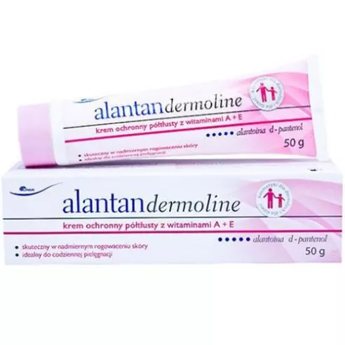 AlantanDermoline - KREM ochronny półtłusty z witaminami A+E, 50 g.
