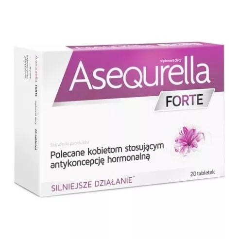 Asequrella FORTE, 20 tabletek.