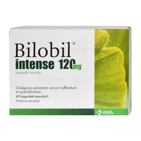 Bilobil intense 120 mg. 60 kapsułek.