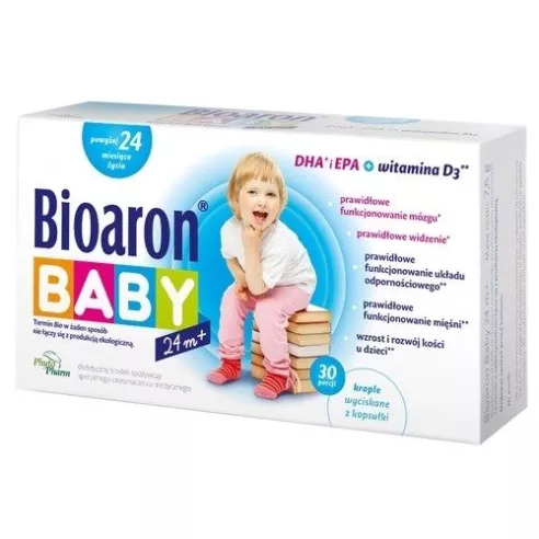 Bioaron Baby 24+ 30 kapsułek wyciskanych.