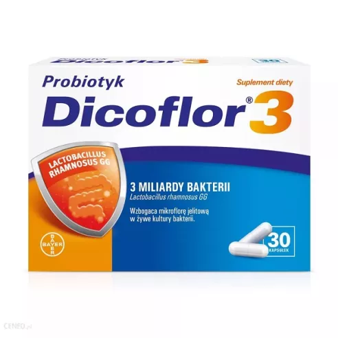 Dicoflor 3, 30 kapsułek.