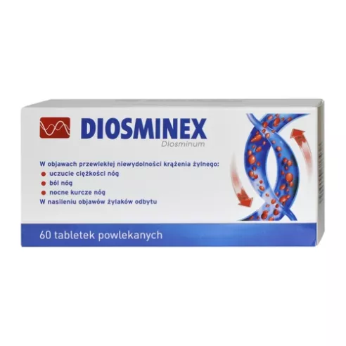 Diosminex 500 mg. - Diosmina,  60 tabletek.