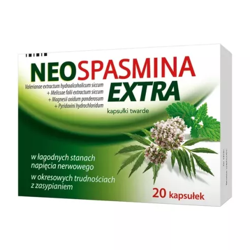 Neospasmina Extra/Extraspasmina, 20 kapsułek.