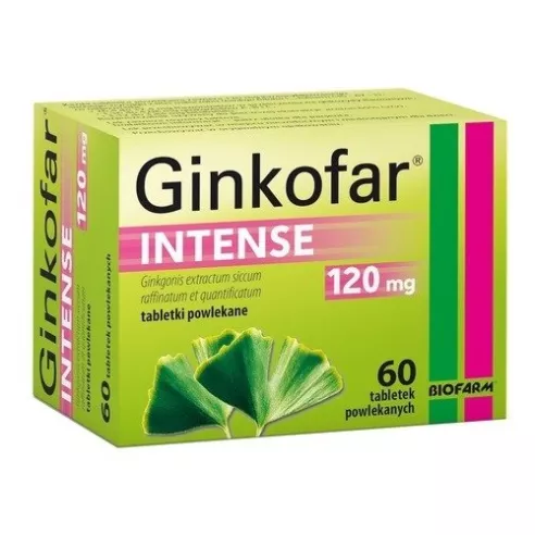 Ginkofar INTENSE 120 mg. 60 tabletek.