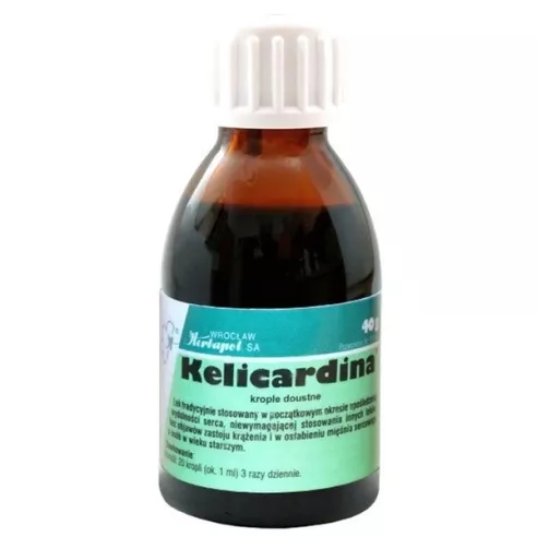 Kelicardina - KROPLE wzmacniające serce, 40 g.