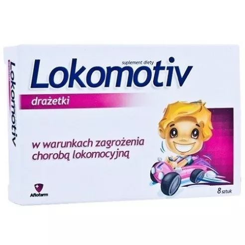 Lokomotiv, 8 drażetek.