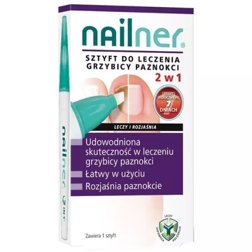 Nailner SZTYFT 2w1, 4 ml. 