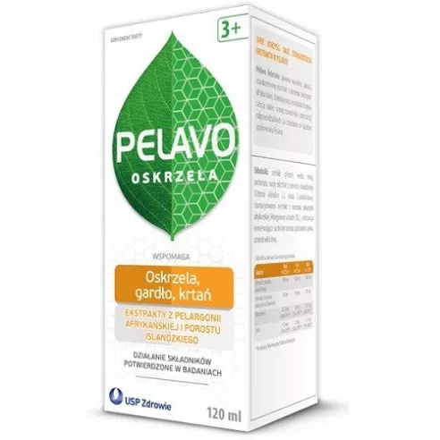 Pelavo 3+ Oskrzela, Gardło, Krtań - SYROP, 120 ml.