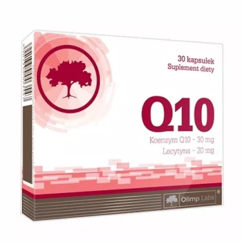 Q10 - Koenzym Q10 i lecytyna dla Twojej skóry, 30 kapsułek.(Olimp)