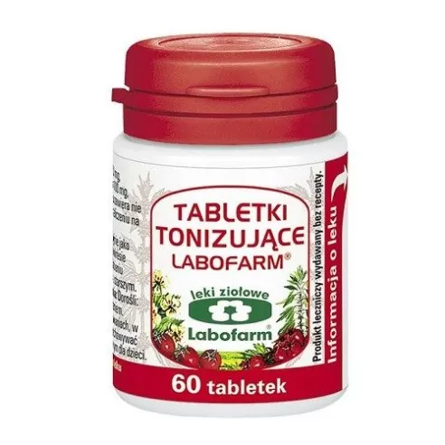 Tabletki tonizujące - Wspomagają prace serca, 60 tabletek.(Labofarm)
