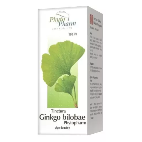 Tinctura Ginkgo Bilobae, 100 ml. Phyto Pharm