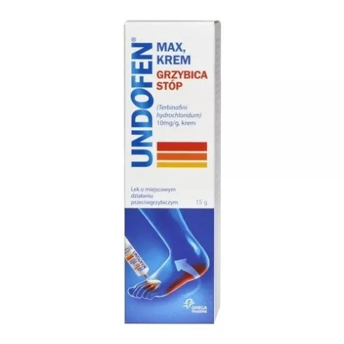 Undofen Max - KREM przeciwgrzybiczny, 15 g.