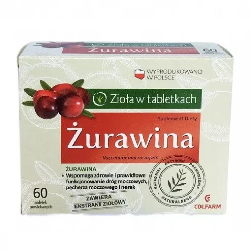 Żurawina, 60 tabletek.(Colfarm)