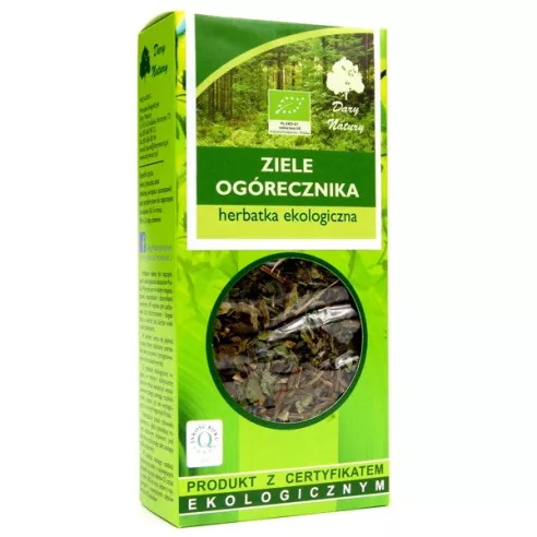 Ogórecznik - ziele ogórecznika EKO, 50 g. Dary Natury