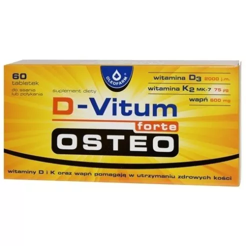 D-Vitum Forte OSTEO, 60 tabletek.