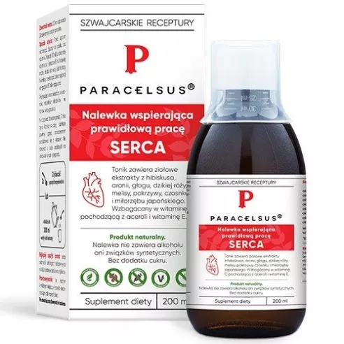 Nalewka wspierająca prawidłową pracę SERCA, 200 ml. Aura Herbals