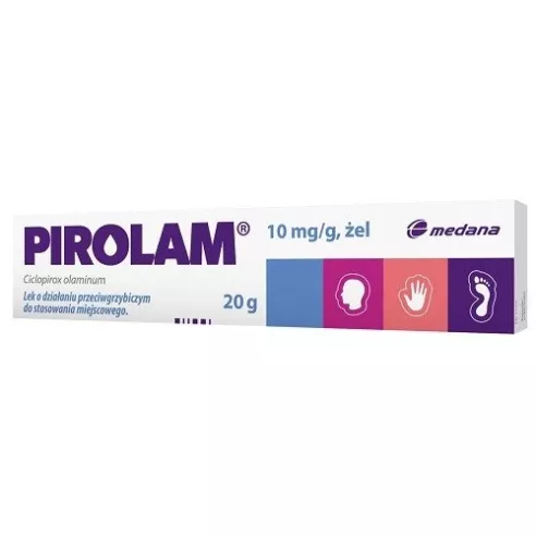 Pirolam ŻEL, 20 g.