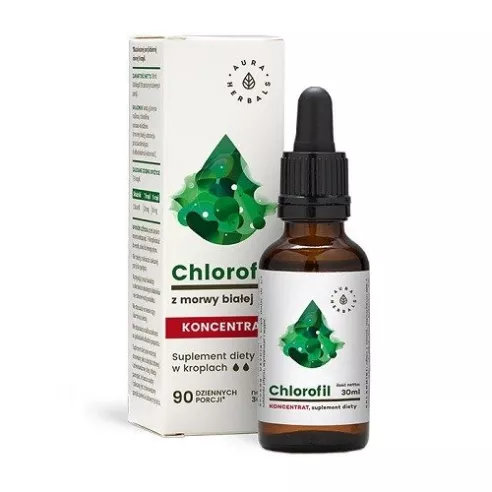 Chlorofil KONCENTRAT, 30 ml. Aura Herbals.