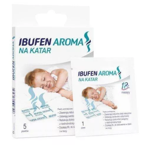 Ibufen Aroma - PLASTRY ułatwiające oddychanie, 5 szt.