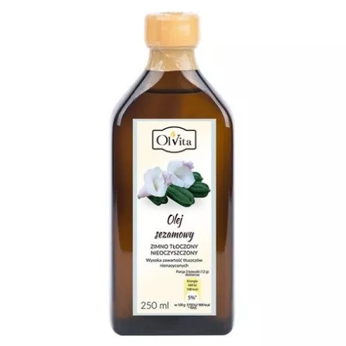Olej SEZAMOWY spożywczy, 250 ml. Olvita