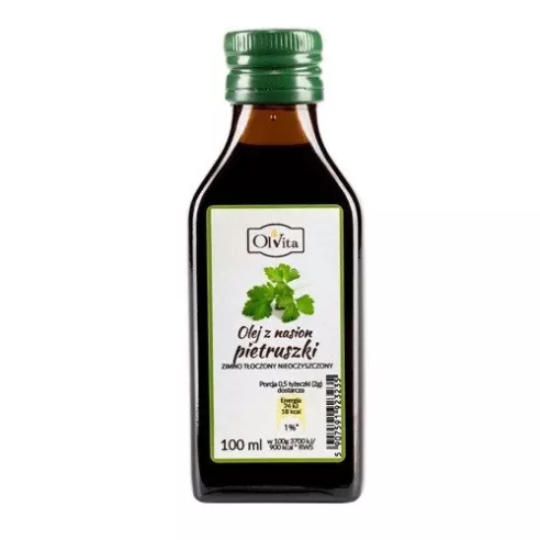 Olej z nasion PIETRUSZKI spożywczy, 100 ml. Olvita