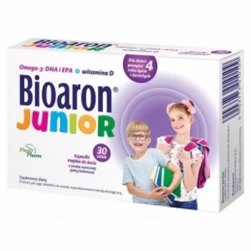 Bioaron JUNIOR, 30 kapsułek miękkich do żucia.