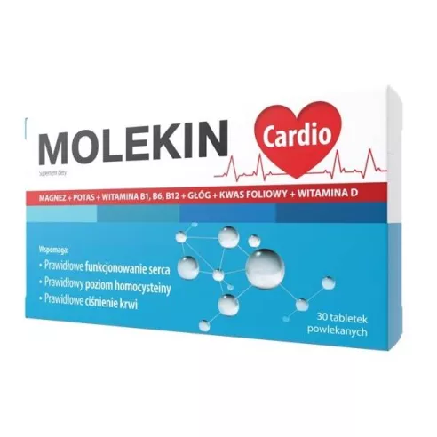 Molekin Cardio, 30 tabletek.