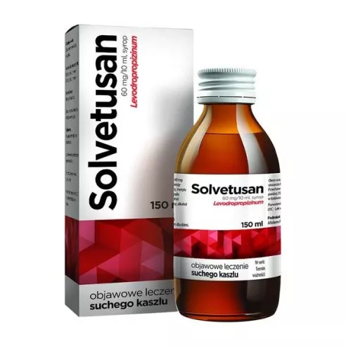 Solvetusan 60 mg. SYROP, 150 ml.