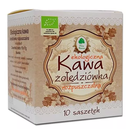 Kawa rozpuszczalna Żołędziówka EKO, 10 x 7 g. Dary Natury