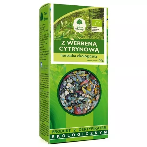 Z Werbeną Cytrynową EKO, 50 g. Dary Natury