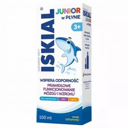 Iskial Junior 3+ CYTRYNOWY,100 ml.