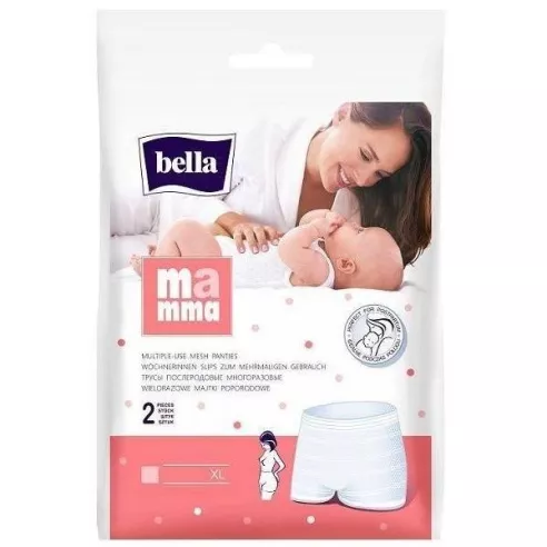 Majtki poporodowe XL, 2 sztuki. Bella Mamma