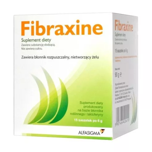 Fibraxine, 15 saszetek.