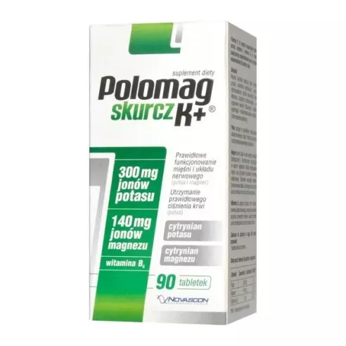 Polomag Skurcz K+, 90 tabletek.