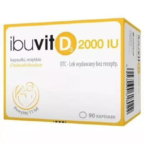 Ibuvit D3  2000, 90 kapsułek. Polpharma