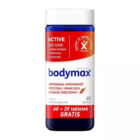 Bodymax ACTIVE, 80 tabletek.