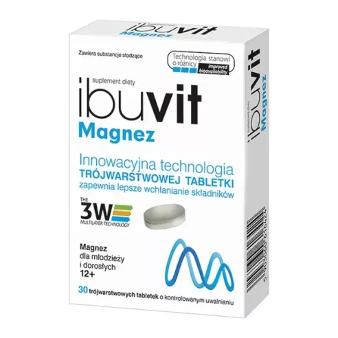 Ibuvit Magnez, 30 tabletek. Polpharma