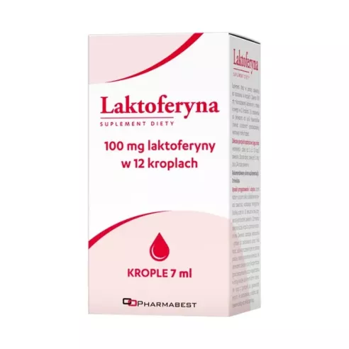 Laktoferyna KROPLE, 7 ml.