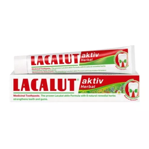 Lacalut Aktiv Herbal, PASTA do zębów, 75 ml.