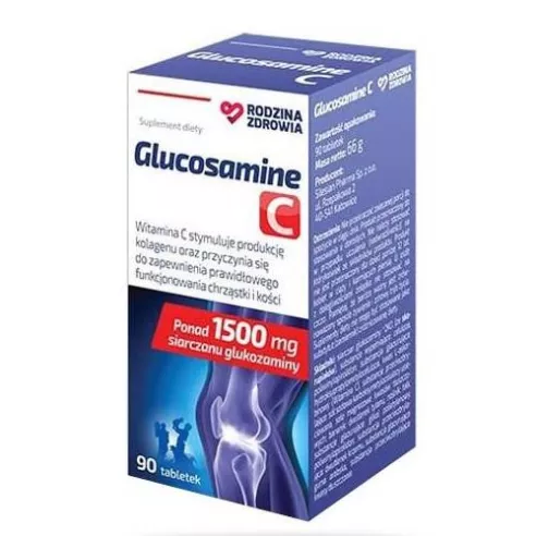 Glucosamine C, 90 tabletek. Rodzina Zdrowia