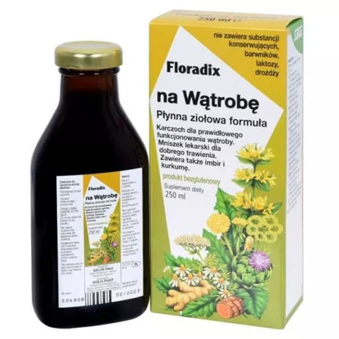 Floradix na Wątrobę, 250 ml.