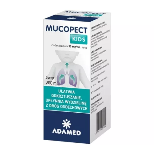 MucoPect KIDS SYROP, 200 ml. Adamed