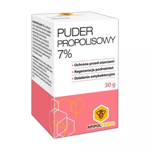 Puder propolisowy 7%, 30 g. Farmina