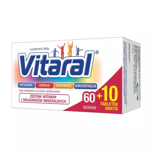 Vitaral - 70 tabletek.