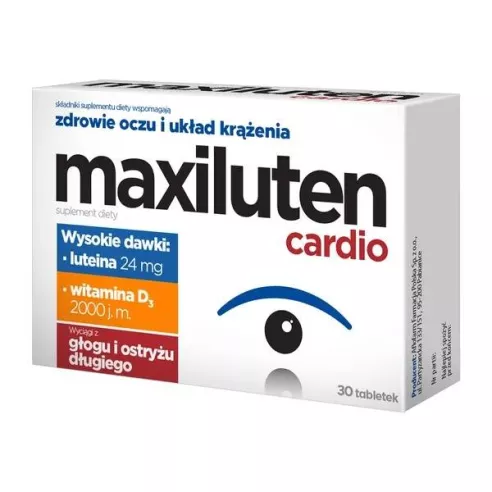 Maxiluten Cardio, 30 tabletek. Aflofarm