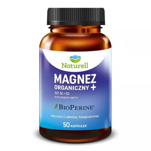 Magnez Organiczny+, 50 kapsułek. Naturell