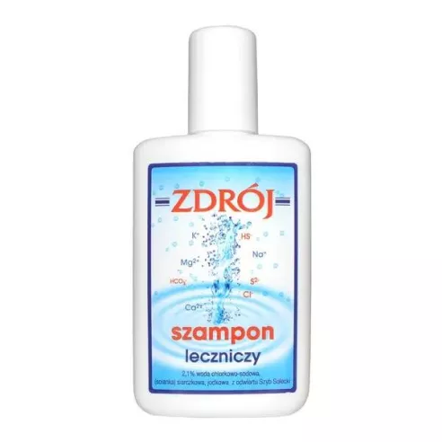 Zdrój SZAMPON leczniczy, 130 ml. Sulphur