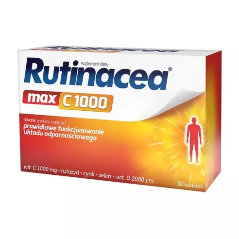 Rutinacea MAX C 1000, 30 tabletek. Aflofarm